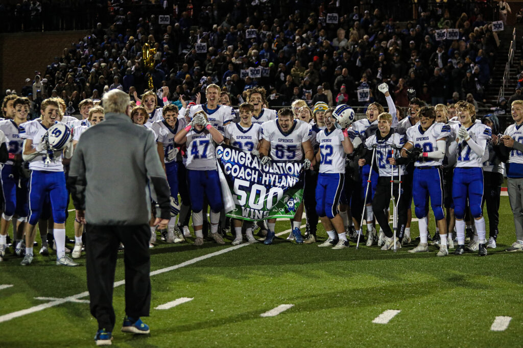500!!! St. Mary's Springs Football Coach Bob Hyland Hits Milestone